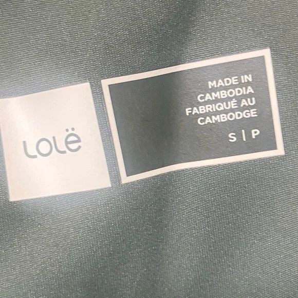 Womens Lole Dark Green Leggings with Pockets Activewear Workout Athletic Small - Picture 2 of 9